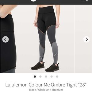 Lululemon Colour Me Ombre Tight *28"